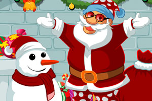 《圣诞老人快乐装扮》游戏画面1