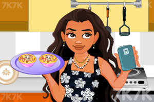 《莫娜制作松饼蛋糕》游戏画面1