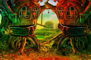《逃离诡异的树房》游戏画面1