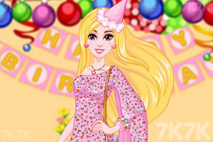 《公主闪亮粉色生日派对》游戏画面1