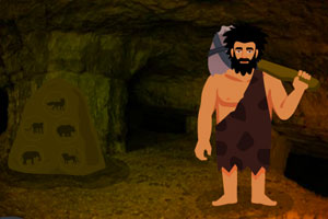 《旧石器原始人逃脱》游戏画面1