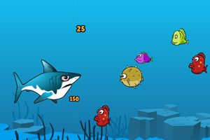 《鲨鱼深海觅食》游戏画面1