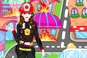 《可爱的女消防员》游戏画面1