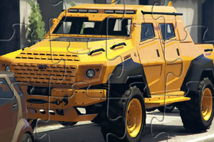 《装甲卡车拼图》游戏画面1