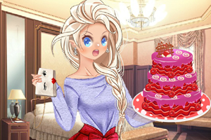 《可爱女孩自制蛋糕》游戏画面1