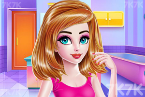 《高中女孩脸部护理》游戏画面3