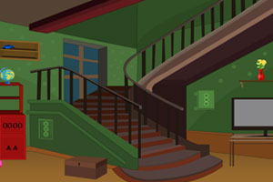《逃离深绿色房子》游戏画面1