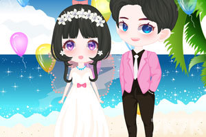 《海滩的浪漫婚礼》游戏画面2