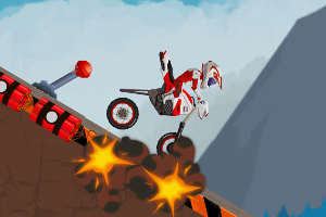 《极限摩托车大赛选关版》游戏画面1