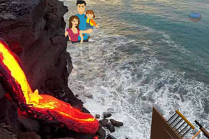 《火山救援一家人》游戏画面1