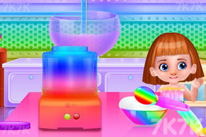 《彩虹独角兽冰淇淋》游戏画面2