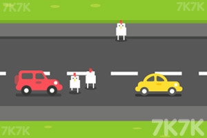 《小鸡穿越马路》游戏画面2