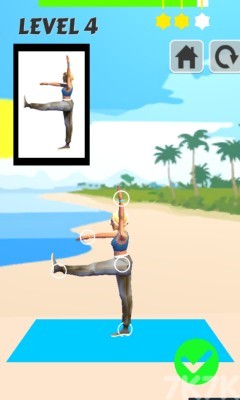 《沙滩瑜伽》游戏画面4