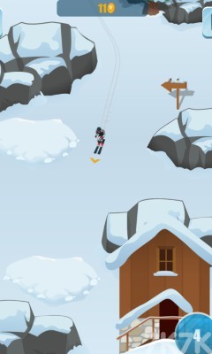 《高山滑雪赛》游戏画面2