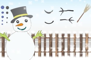 《冬季雪人换装》游戏画面3