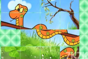 《盘蛇拼图》游戏画面2