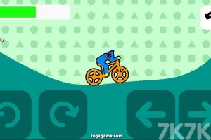 《小蓝人自行车挑战》游戏画面1