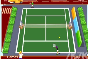《雙人網球高手H5》游戲畫面2