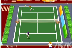 《双人网球高手H5》游戏画面3