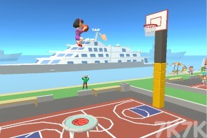 《蹦床篮球》游戏画面1