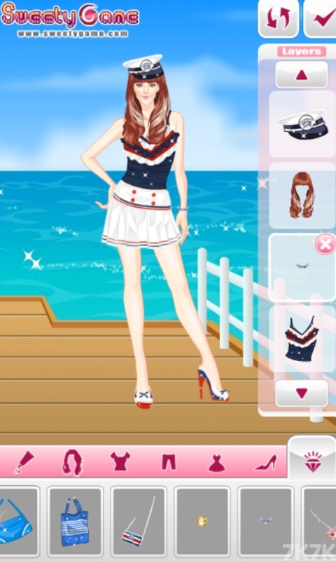 《海军风女装》游戏画面1