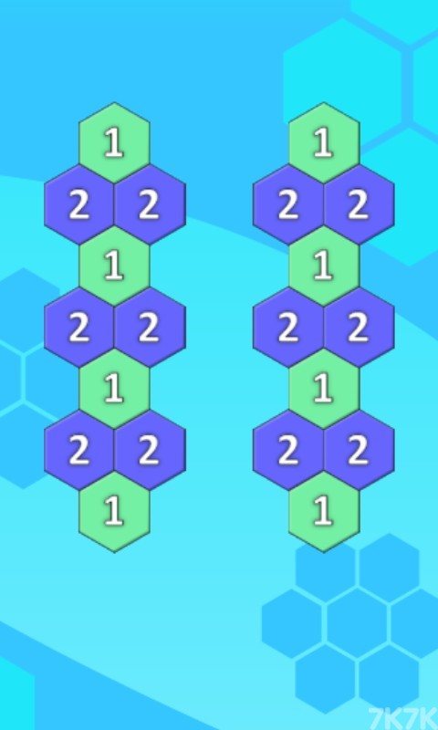 《数字六边形》游戏画面2