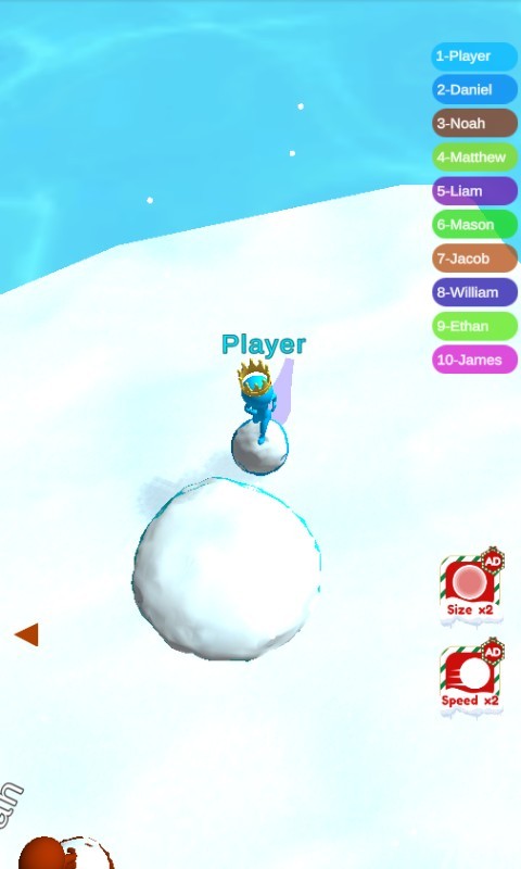 《火柴人滚雪球》游戏画面1