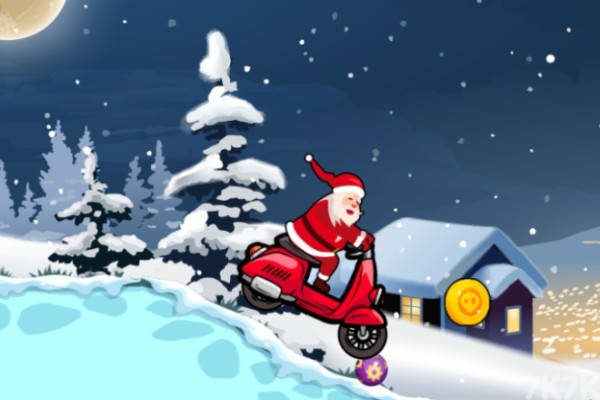 《圣诞摩托车》游戏画面3