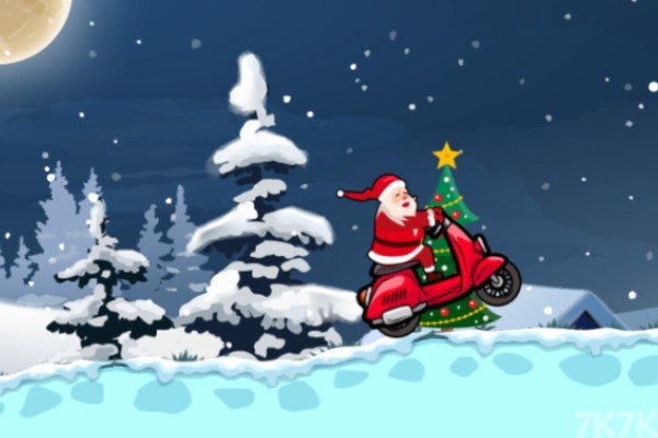 《圣诞摩托车》游戏画面2