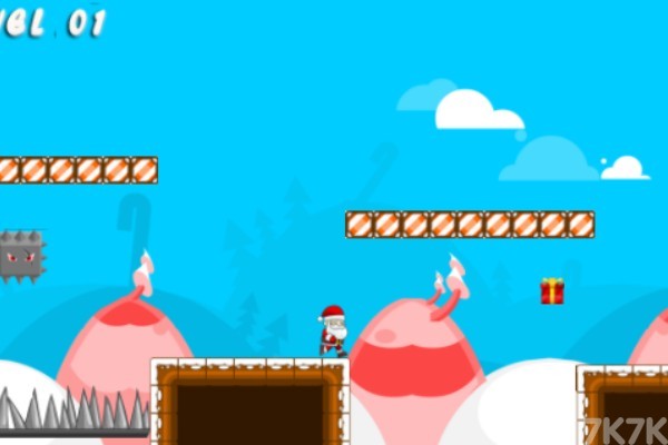 《圣诞老人重力赛跑》游戏画面4