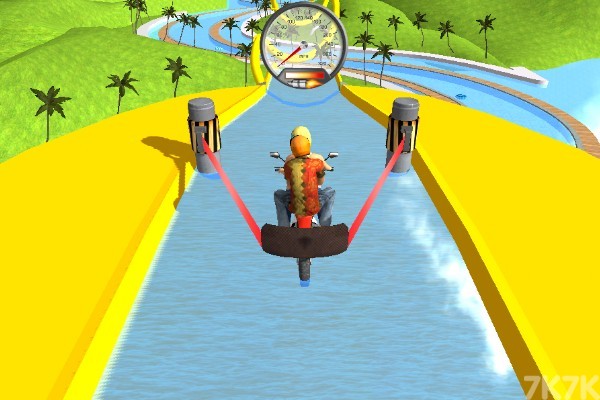 《坡道摩托飞跃》游戏画面1