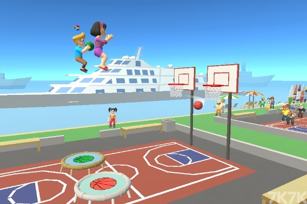 《蹦床篮球》游戏画面3