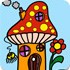 蘑菇房子填颜色